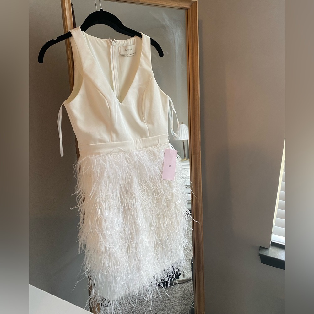 NEW BHLDN Little White Mini Dress - Bridal